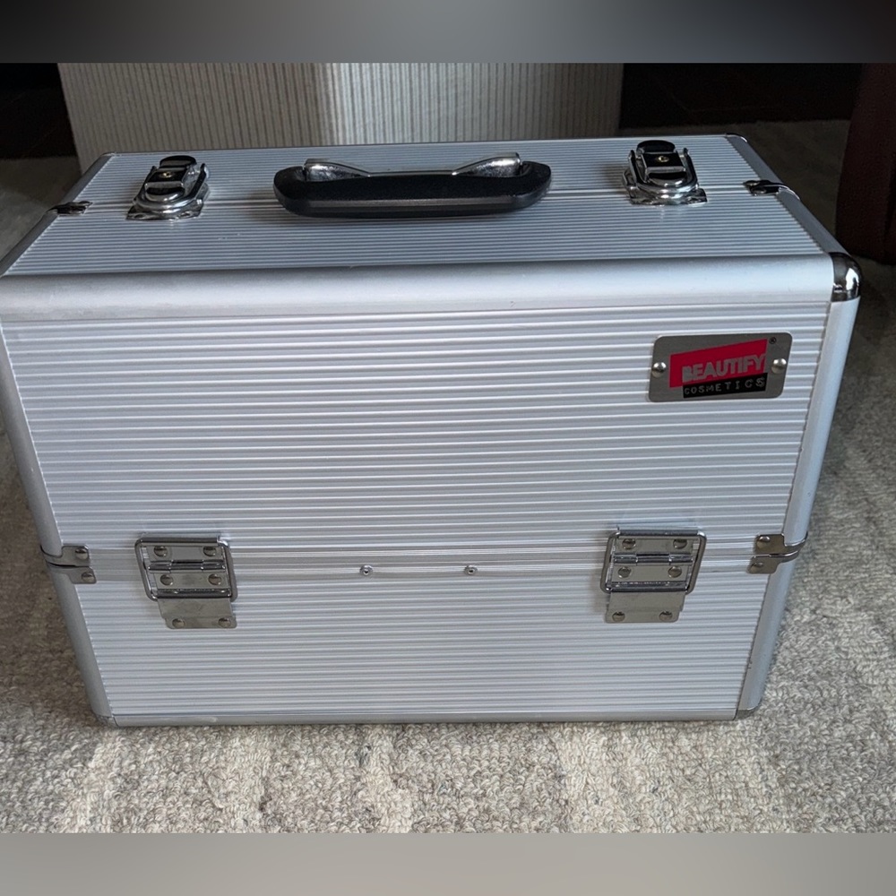 Beautify Large Vanity Case Make Up Cosmetic Box Organiser